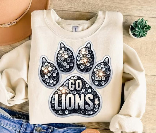 Sparkly Lions Go Lions Paw