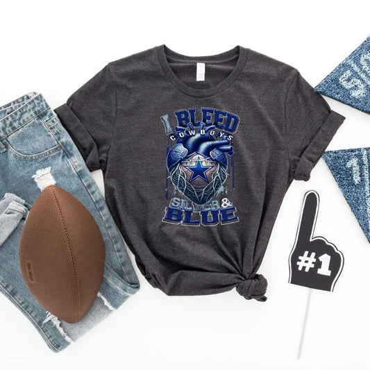 I BLEED SILVER & BLUE