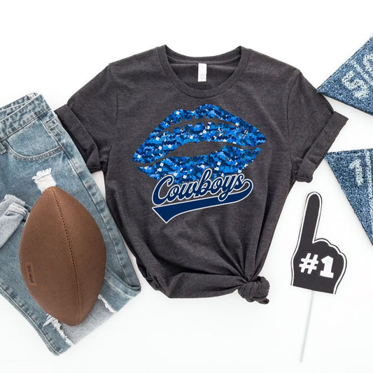 COWBOYS SPARKLY LIPS