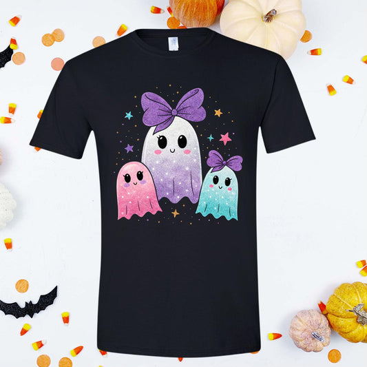 COLORFUL GHOSTS WITH BOWS