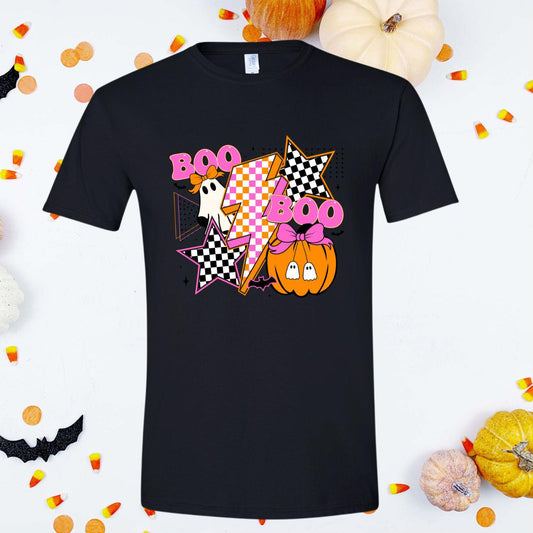 BOO CHECKERED LIGHTENING GHOST