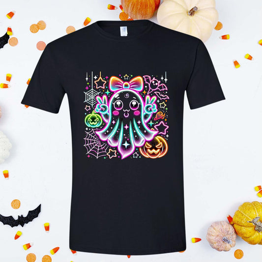 NEON PEACE GHOST WITH BOW