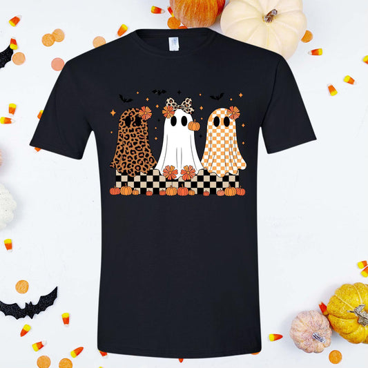 RETRO CHECKERED GHOSTS