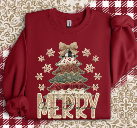 FAUX YARN MERRY TREE