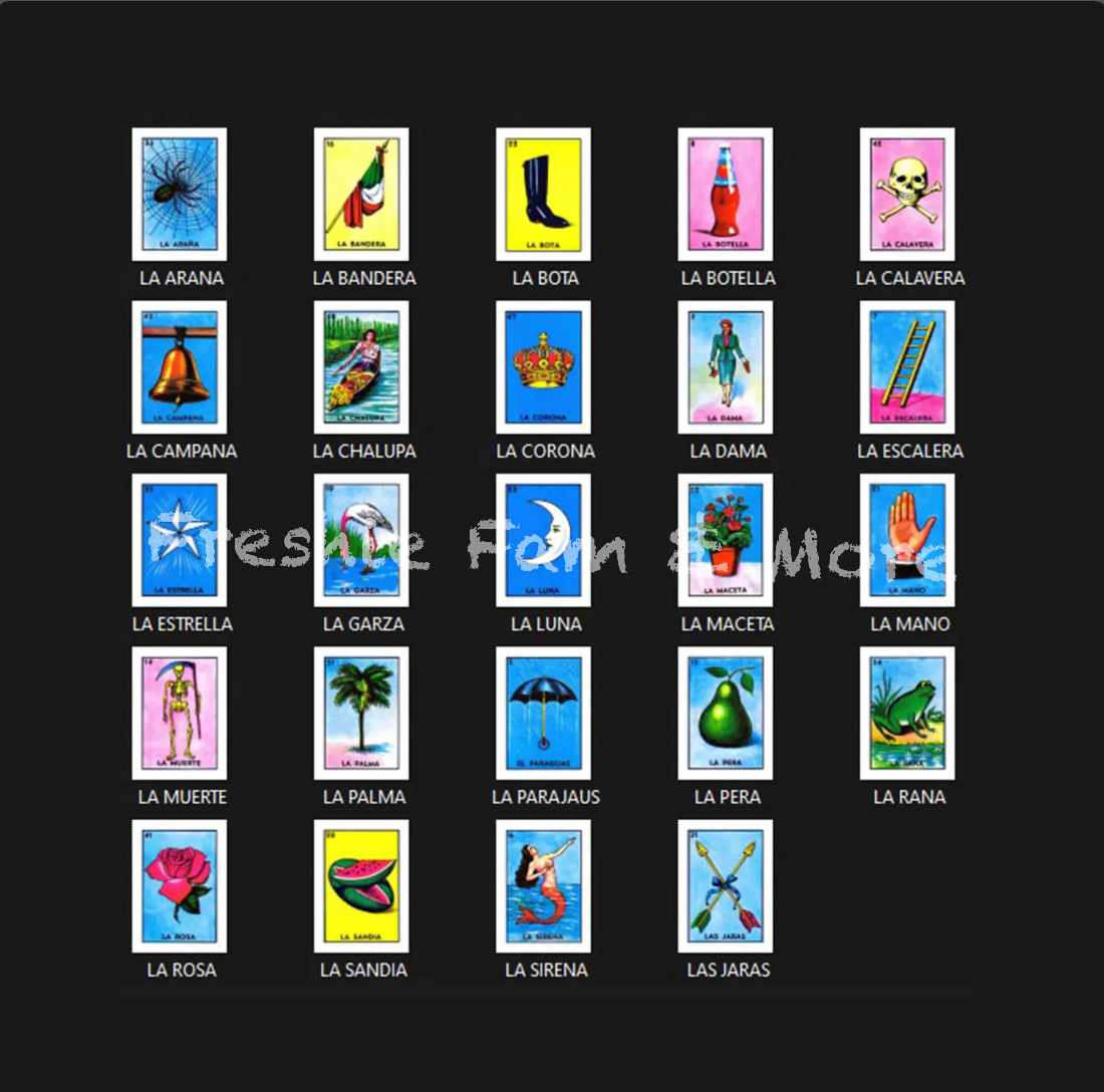 LOTERIA ALL CARD AVAILABLE