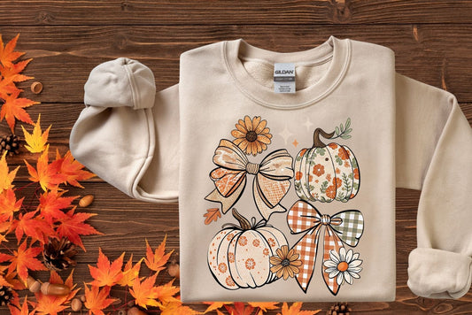 FALL PUMPKIN BOW CROQUETTE