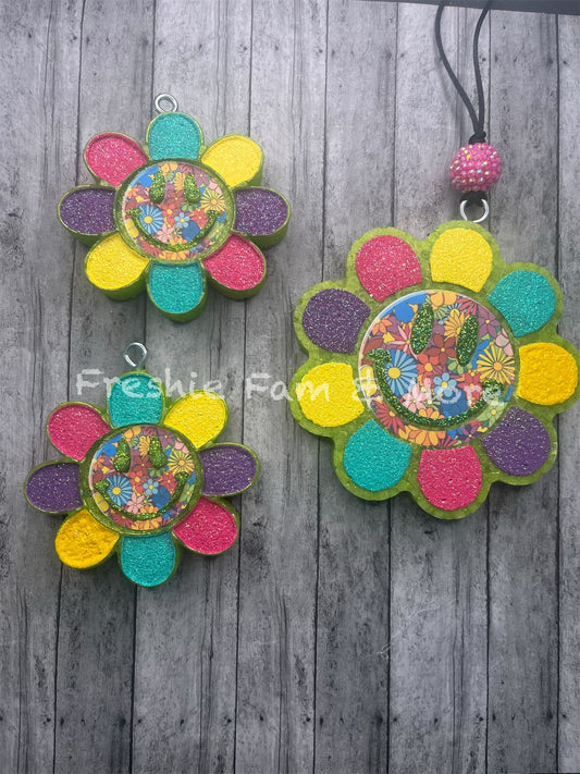 RETRO FLOWER + VENT CLIP SET