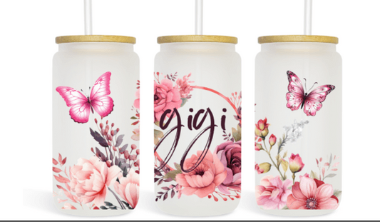 GIGI WITH FLOWERS & BUTTERFLIES