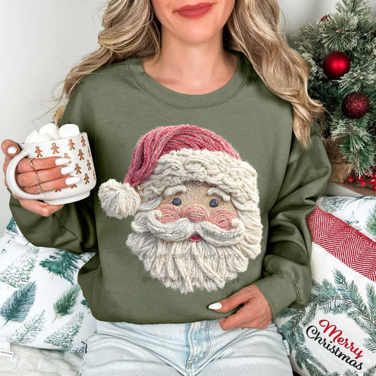 FAUX YARN SANTA