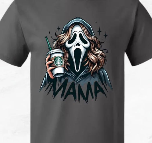 GHOST FACE STARBUCKS MAMA