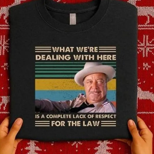 WHAT WE'RE DEALING WITH HERE IS A COMPLETE LACK OF RESPECT FOR THE LAW