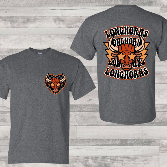LONGHORNS FRONT & BACK