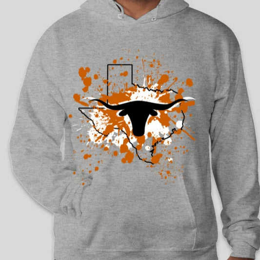 TEXAS LONGHORNS SPLATTER