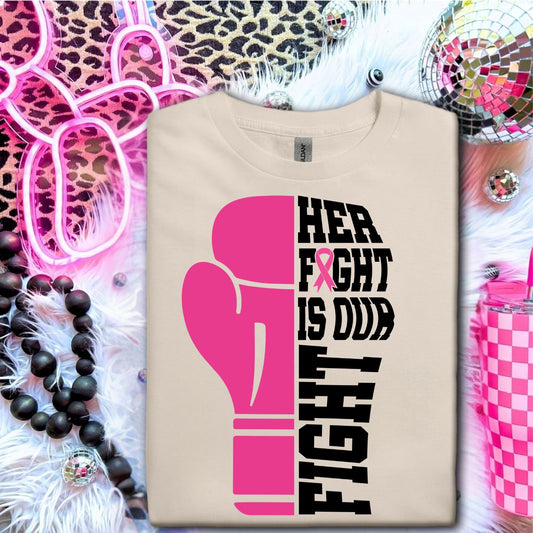 HER FIGHT IS OUR FIGHT BOXING GLOVE