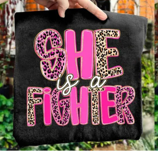 LEOPARD SHE IS A FIGHTER