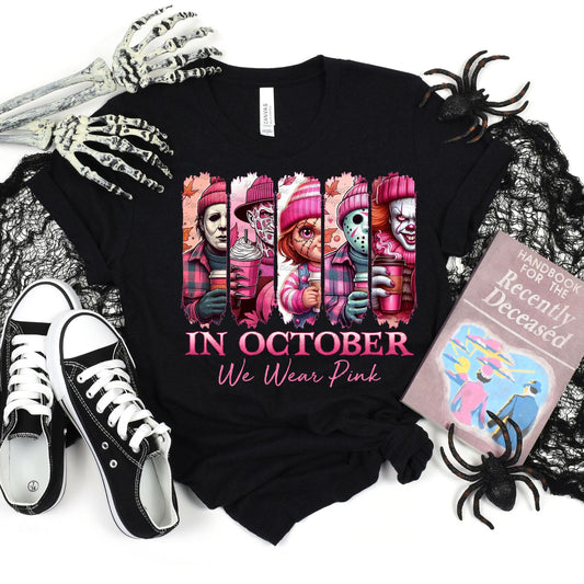 CREEPY IN OCTOBER WE WEAR PINK