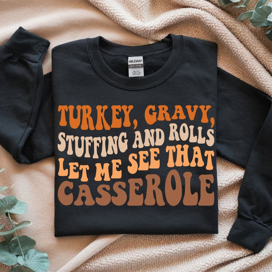 THANKSGIVING BEANS AND ROLLS LEMME SEE THAT CASSEROLE